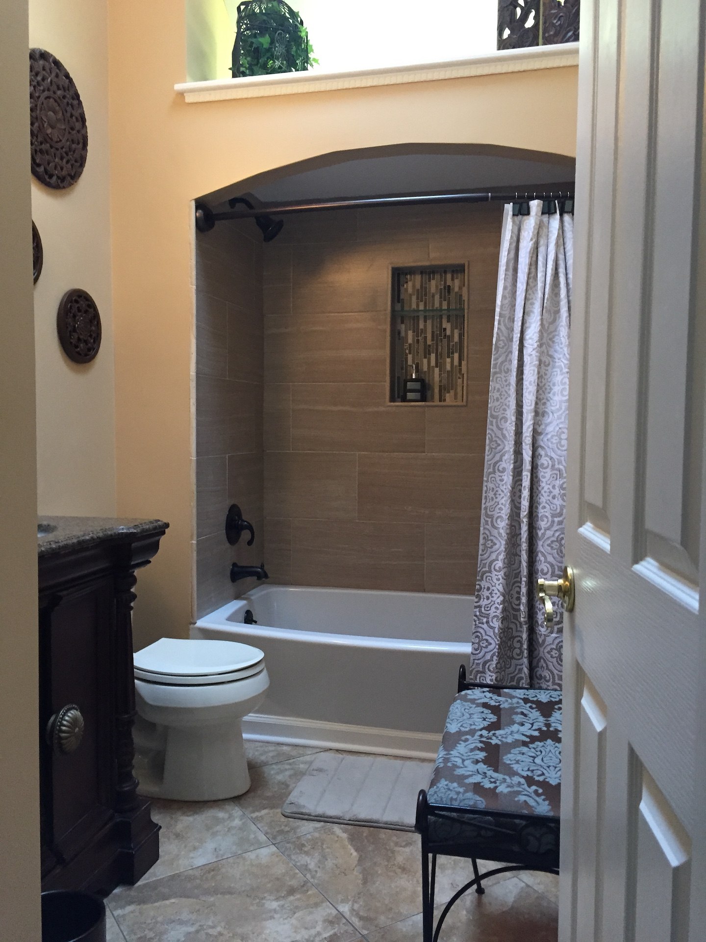 Upscale bathroom remodeling